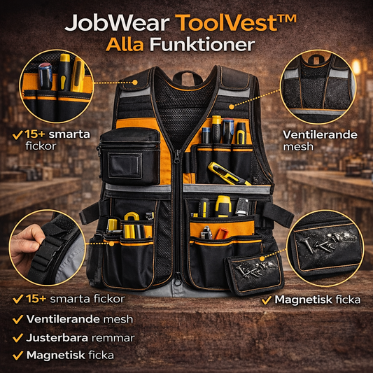 JobWear SmartCarry™ – Verktygsvästen som gör jobbet enklare